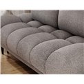 Sofa bed Elguavio, sleeping function, Paolli 04, grey, H97x210x91cm