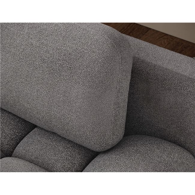 Sofa bed Elguavio, sleeping function, Paolli 04, grey, H97x210x91cm