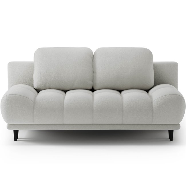 Sofa bed Elguavio, sleeping function, Paolli 01, white, H97x210x91cm