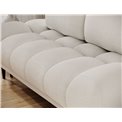Sofa bed Elguavio, sleeping function, Paolli 01, white, H97x210x91cm