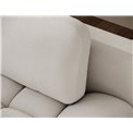 Sofa bed Elguavio, sleeping function, Paolli 01, white, H97x210x91cm