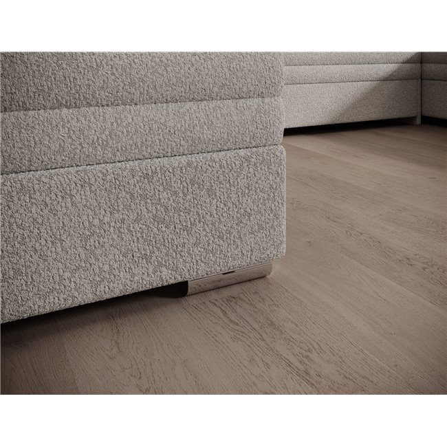 U-shaped sofa Evento Symmetrical, sleeping function, Jarell 18, corduroy, beige, H78x359x165cm