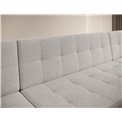 U-shaped sofa Evento Symmetrical, sleeping function, Jarell 18, corduroy, beige, H78x359x165cm