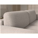 Corner sofa Elcossta L, sleeping function, Royal 18, boucle, beige, H95x244x154cm