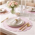 Placemat Paino, pink, D38cm