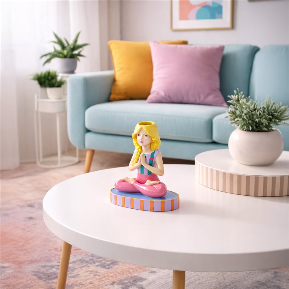 Ваза Yoga Lady L, multi, H25x21.5x13cm