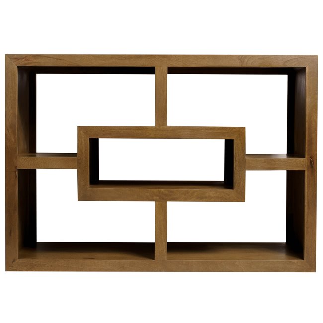 Bookshelf Sagard, mango wood, H70x100x35cm