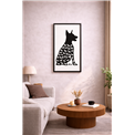 Настенный декор Dog, H80x50cm