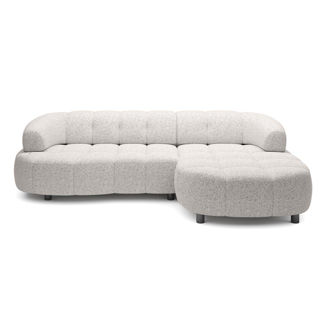 Sofa Welpa, right corner, H79x284x183cm, seat height 46cm