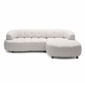 Sofa Welpa, right corner, H79x284x183cm, seat height 46cm