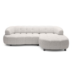 Sofa Welpa, right corner, H79x284x183cm, seat height 46cm
