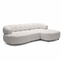 Sofa Welpa, right corner, H79x284x183cm, seat height 46cm