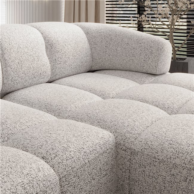 Sofa Welpa, right corner, H79x284x183cm, seat height 46cm