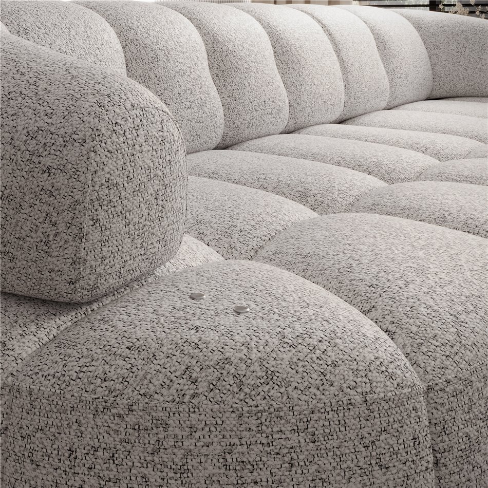 Sofa Welpa, right corner, H79x284x183cm, seat height 46cm