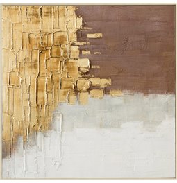 Картина на холсте Flying Gold, 100x100cm