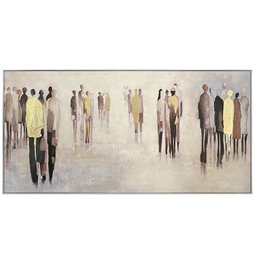 Картина на холсте Gold People, 70x140cm