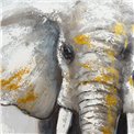 Картина маслом Big Elephant, 100x100cm