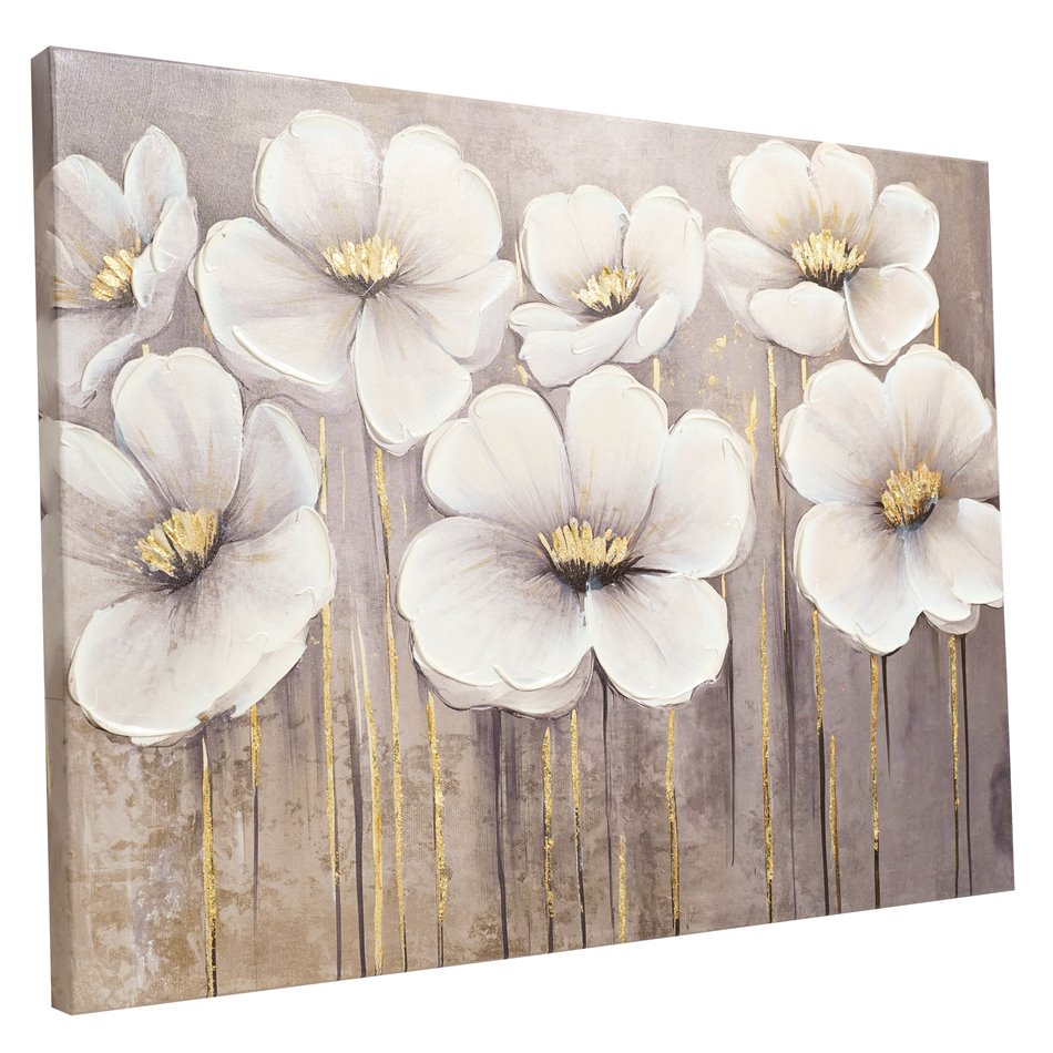 Oil paiting Bright Flowers, 80x60cm