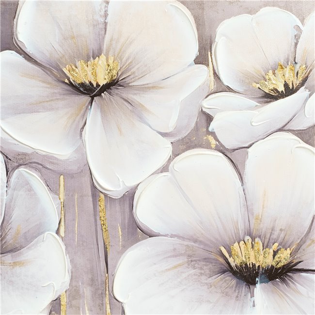 Oil paiting Bright Flowers, 80x60cm