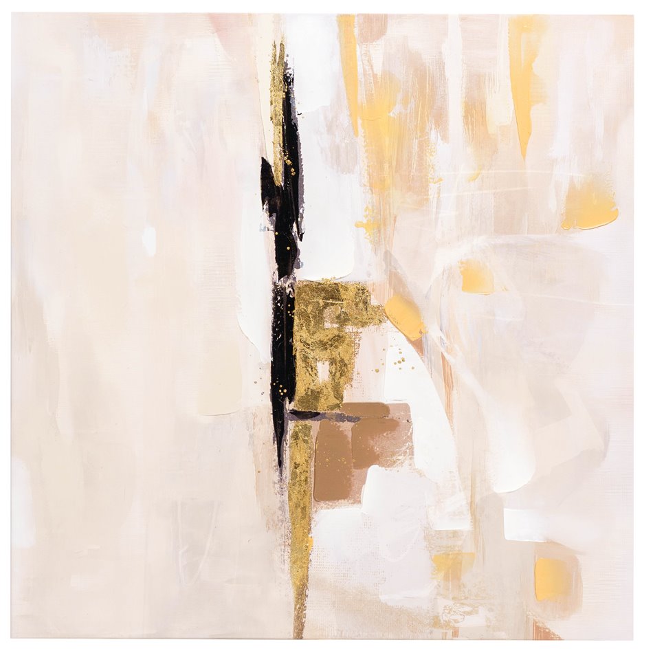 Картина маслом Golden Shimmer, 80x80cm