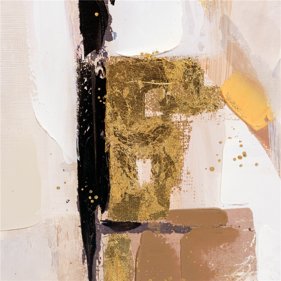 Картина маслом Golden Shimmer, 80x80cm