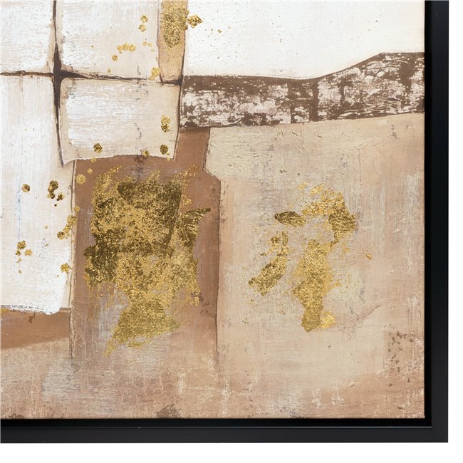 Oil paiting Shades Of Gold And Sand II, 80x80cm