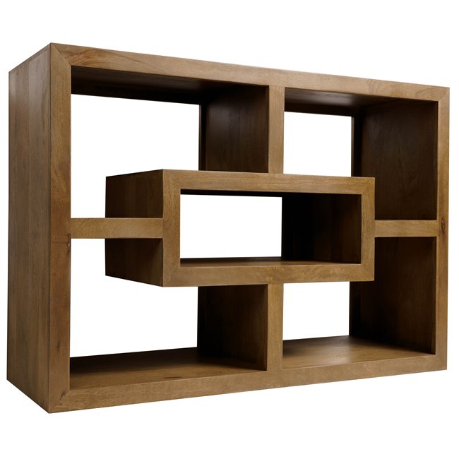 Bookshelf Sagard, mango wood, H70x100x35cm