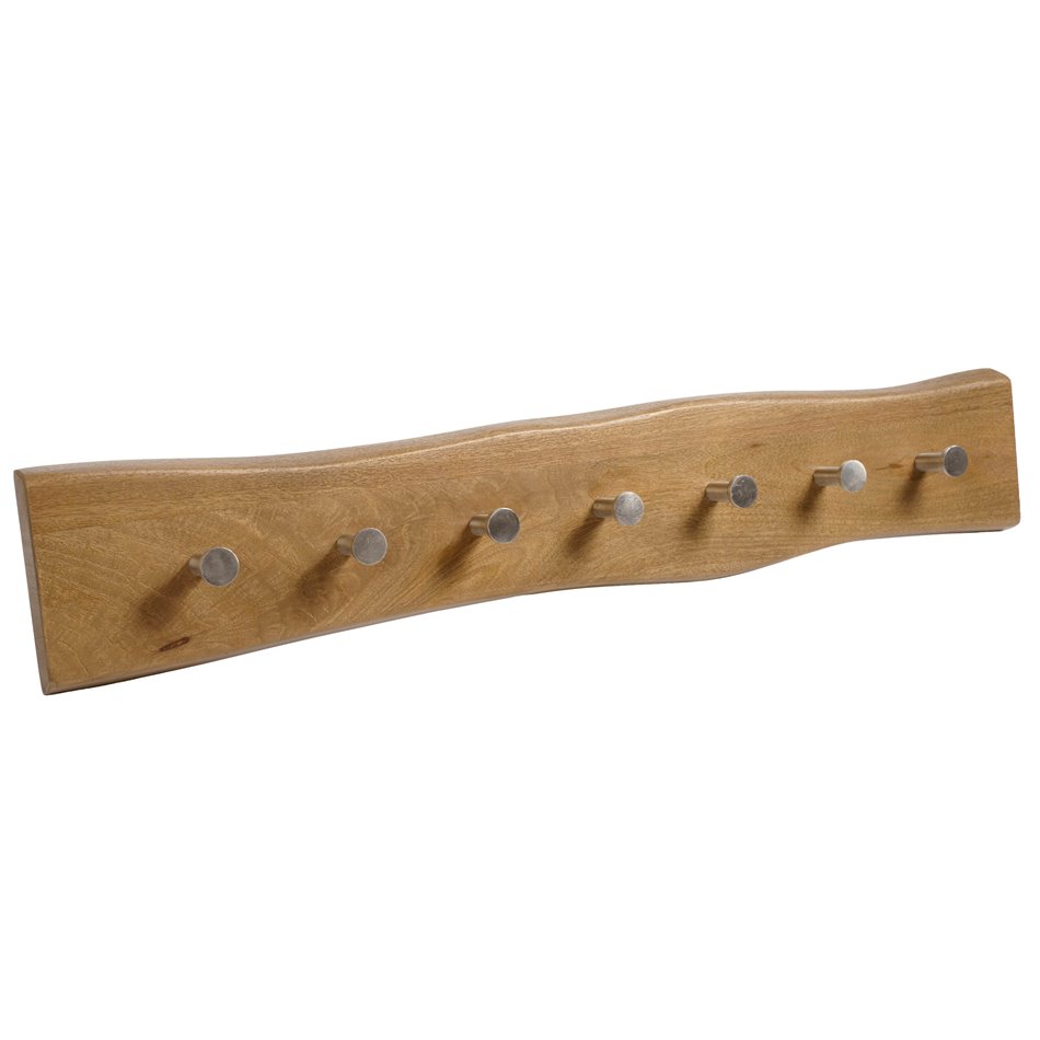 Wall hanger Safora, mango wood/metal, H13x80x6cm