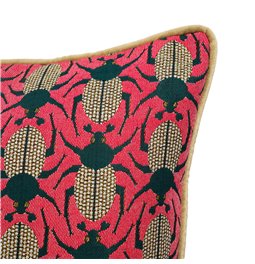 Декоративная наволочка Beetles 12, с отделкой, 45x45cm