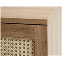 Комод Usakola, натурального цвета, MDF/металл, H75х80х40см