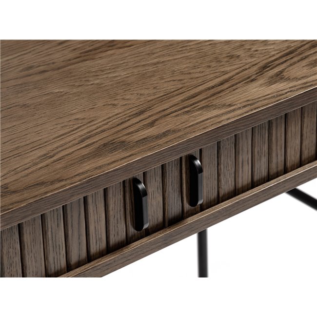 Письменный стол Nola, металл/дубовый шпон/MDF, H75x120x60cm