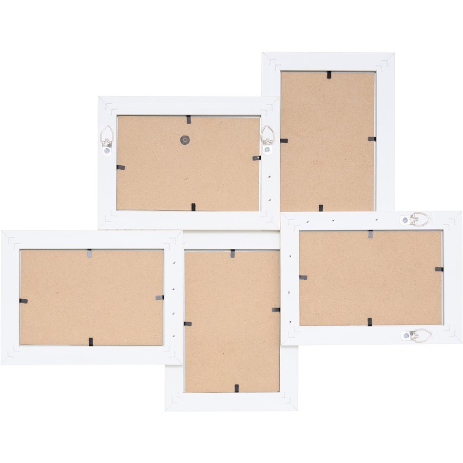 Foto frame Anaya x5, beige, 10x15 photograph, 48.4x38.2x3cm
