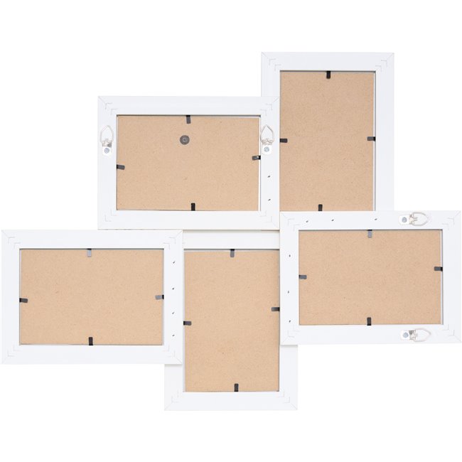Foto frame Anaya x5, beige, 10x15 photograph, 48.4x38.2x3cm