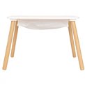 Children's table BULDY BRIK, MDF/pine wood legs, 68.5x46.5cm H43cm