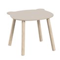 Children's table Teddy Bear, MDF/pine wood legs, 55x48cm H42.5cm