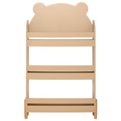 Bookcase Sweet Bear, MDF, beige, H100x61.5x18.5cm