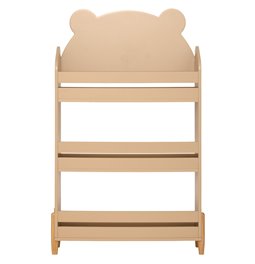 Книжная полка Sweet Bear, MDF, бежевый, H100x61.5x18.5cm
