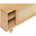 ТВ столик Ubarali, натурального цвета, шпон дуба/MDF, H50х150х45см
