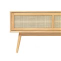 ТВ столик Ubarali, натурального цвета, шпон дуба/MDF, H50х150х45см