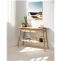 Console Ubarali, natural color, plywood/oak veneer, H75x110x40cm