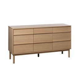 Комод Unponza, натурального цвета, дубовый шпон, H75x140x43см