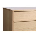 Комод Unponza, натурального цвета, дубовый шпон, H75x140x43см