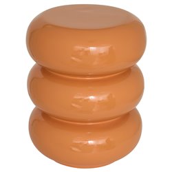 Coffee table Totem Gloss, orange, D35cm H43cm