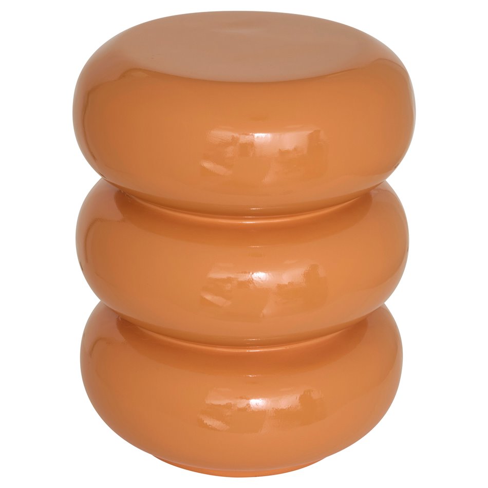Coffee table Totem Gloss, orange, D35cm H43cm