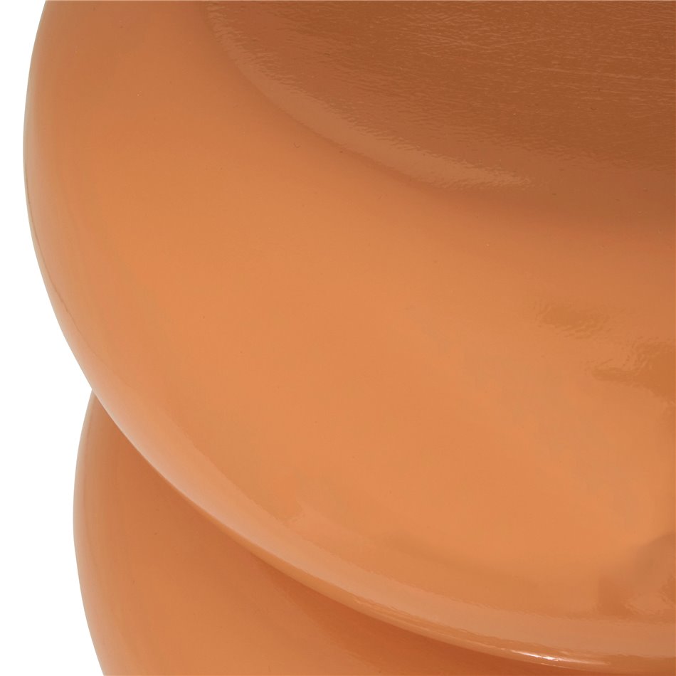 Coffee table Totem Gloss, orange, D35cm H43cm