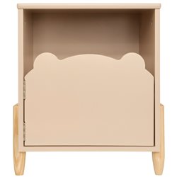 Nightstand Sweet Bear, MDF/pine wood legs, H40x35.5x33cm