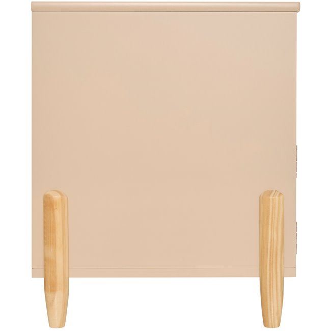 Nightstand Sweet Bear, MDF/pine wood legs, H40x35.5x33cm