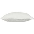 Decorative cushion Waffle Widdy, white, 45x45cm