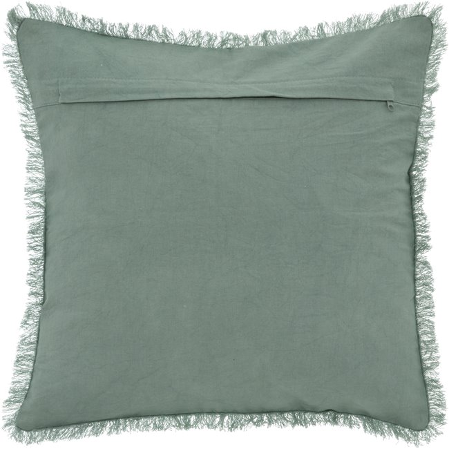 Decorative cushion Waffle Widdy, blue-gray, 45x45cm