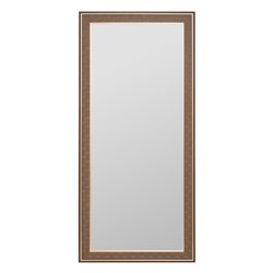 Mirror Brown Anke, brown/gold color, H160x74x2.3cm